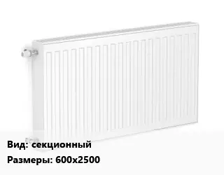 Радиатор стальной секционный SANEXT Compact 600х2500 20 Подкл:боковое